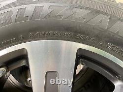 Set of 4 Genuine Honda Aluminum Alloy Wheels With Blizzak Snow Tires