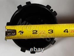 Set of 4 New XD128 Machete Small 5 Lug Wheel Rim Center Caps XDPL120CPS-SB
