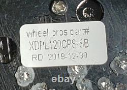 Set of 4 New XDPL120CPS-SB XD128 Machete Small 5 Lug Wheel Rim Center Cap Pieces