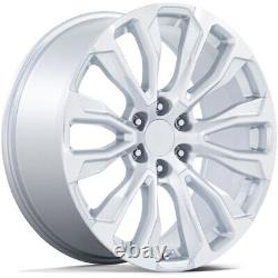 (Set of 4) Performance Replicas PR211 AT4 26x10 6x5.5 +31mm Silver Wheels Rims