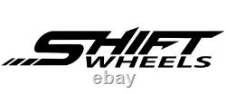 (Set of 4) Shift H33 Spring 22x9 5x120 +25mm Silver Wheels Rims 22 Inch