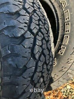 (Set of 4) Used General Grabber AT2 Tires 265/70/R17 PLUS FREE spare tire/wheel