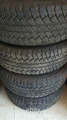 Set of 4 wheels & tires for 2017 Jeep Wrangler Unlimited Sahara 10/32 P255/70R18