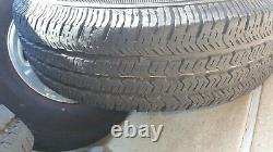 Set of (5) 16 USED Jeep Wrangler ST TIRES on Silver Wheels Rims 225/75R16