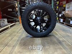 Set of 5 20 Fuel D560 Vapor Wheels 285/55R20 Tires Package Jeep Wrangler JL JK