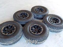 Set of 5 Factory Ford Bronco Raptor 17x8.5 wheels on 37x12.50R17 tires DOT 4122