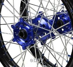 Sherco SE300 SE 300 Factory 2022 Wheels Set Blue Black 18 21 Wheel Rims