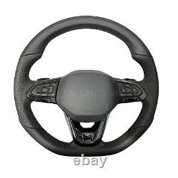 Shift Paddle Leather Multifunctional Steering Wheel For Volkswagen Jetta Golf