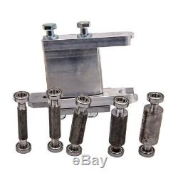 Steel Small Wheel Holder for 2x72 belt grinders & A Set of 5 Small Wheels