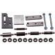 Steel Small Wheel Holder For 2x72 Belt Grinders & A Set Of 5 Small Wheels