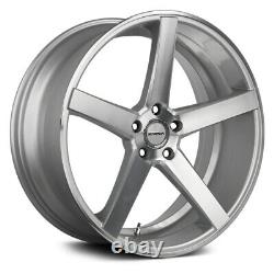 Strada PERFETTO Wheels 22x8.5 (40, 5x114.3, 72.6) Silver Rims Set of 4