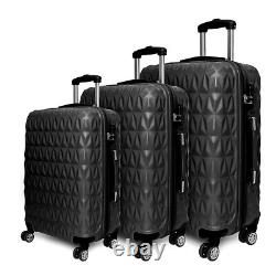 Suitcase Hard Shell Travel Trolley 4 Wheels Hand Small Large Luggage 20/24/28
