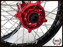 Supermoto Wheels Set For Honda CRF250 R CRF450R CR 125 250 17