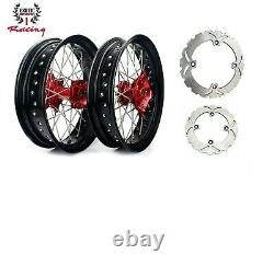 Supermoto Wheels Set & Rotors For Honda XR650l XR 650 L 17 inches 1997-2012