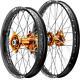 Talon Ktm Small Wheel 85 Orange Pro Hub Black Talon Rim 21-22 Set Of Wheels