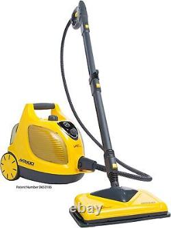 Vapamore MR-100 Primo Retractable Cord & Chemical Free Steam Cleaner Yellow