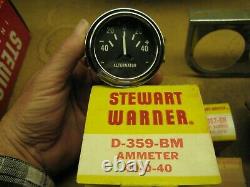 Vintage Stewart Warner Gauge Lot Fuel. H2o, Oil Temp, Oil Pres, Amp + More