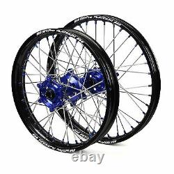 Yamaha WR250R 2008 2009 2010 2011 2012 Wheels Set Blue Black 18 21 Wheel Rims
