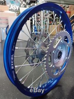 Yamaha YZ250F 2014 2018 Genuine Wheel Set Excel Rims Yamaha Hubs Blue