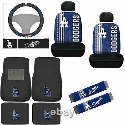 11 Mlb Los Angeles Dodgers Car Truck Floor Mats Couvertures De Siège Couverture De Volant