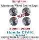 1 Set Véritable Oem Honda Civic Hybrid / Hf Alloy Wheel Center Cap 2006-2014