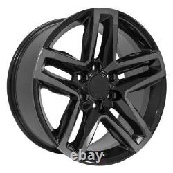 20 Black With Tint 5911 Wheel & Goodyear Tires Set Fit Escalade Sierra Yukon