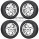 20 Chevrolet Silverado 1500 Pvd Bright Jantes Chrome Rims & Tires Oem Set 4