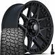 20in 4play Roue Set Pour Ram Chevy Gmc Ford & 275/60r20 Terra Grappler 4ps50