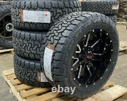 20x10 Ion 141 33 Amp At Black Wheel Tire Package Set 5x5 Jeep Wrangler Jk Jl