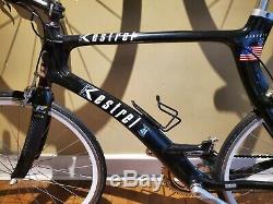 52cm Kestrel Airfoil Sm40 Vélo De Triathlon Avec Essieux Supplémentaire Carbone