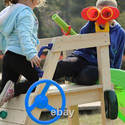 Accessoires pour aire de jeux en plastique pour enfants, petit volant de direction pour balançoire.