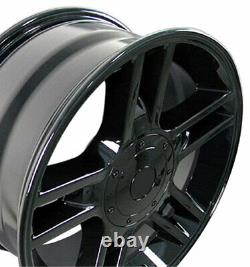 Black 20 Wheel Tire Set Fit Ford F150 Harley Style Goodyear Pneus