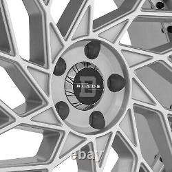 Blade Brvt-455 Venzo Wheels 24x9 (15, 5x114.3, 74.1) Silver Rims Ensemble De 4