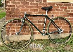 Cadre Schwinn Voyageur Roues Campagnolo Sim Works Crust Gravel King Columbus