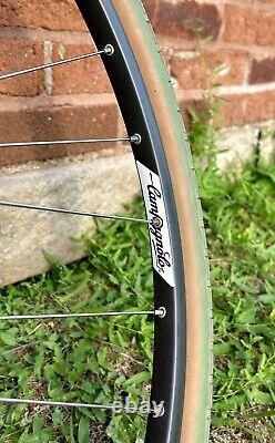 Cadre Schwinn Voyageur Roues Campagnolo Sim Works Crust Gravel King Columbus