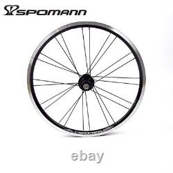 En français, le titre serait: Ensemble de roues de vélo pliable de 20 pouces (406) pour vélo BMX MTB avec jantes à pneus à tringles.