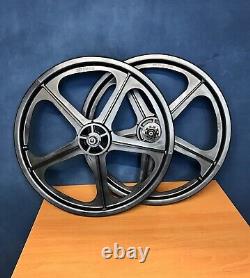 Ensemble de roues composées Skyway Tuff II 16 X 1.75 à 5 rayons noirs (WHL-1800P)