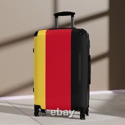 Ensemble de valises légères, coque rigide, poignée ajustable, serrure intégrée