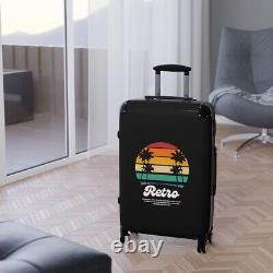 Ensemble de valises rigides à coque, 4 roues, légères, avec serrure TSA