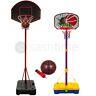 Free Standing Basketball Hoop Net Backboard Stand Set Roues Portables Réglables
