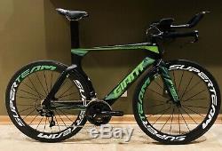 Giant Trinity Advanced Carbon Tt / Triathlon Vélo Petit & Carbon Wheelset