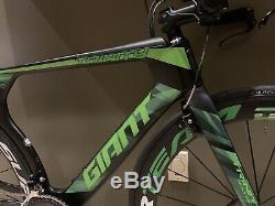 Giant Trinity Advanced Carbon Tt / Triathlon Vélo Petit & Carbon Wheelset
