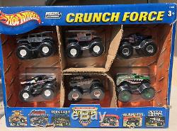 Hot Wheels Monster Jam Crunch Force 6-pack (early Petit Hub) Gift Set C. 2003