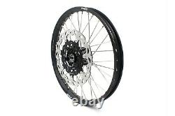 Kke 21/18 Enduro Spoke Wheel Rim Set For Suzuki Drz400sm 2005-2020 Cnc Black Hub