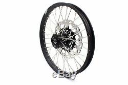 Kke 21/18 Enduro Wheels Set De Jantes Fit Disque Suzuki Drz400sm 2005-2018 Noir 310mm