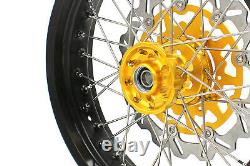 Kke 3.5/4.2517 Supermoto Motard Wheels Rims Set For Suzuki Drz400sm 2005 Or