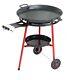 Mabel Accueil Paella Pan + Paella Brûleur Et Stand On Wheels + Kit Complet Paella