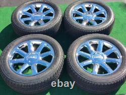 Nouveau Gmc Yukon Denali Wheels Tires Set 4 Oem Factory Style Chrome 20 Sierra 5304