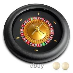 Roue de roulette professionnelle ABS de 18 pouces, Ensemble de roulette de qualité casino avec plate-forme