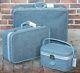 Skyway Luggage Set De 3 Etiquettes De Bagages Petit Moyen Grand Bleu Argent Roues